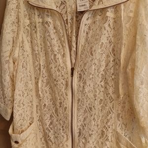Ivory lace jacket